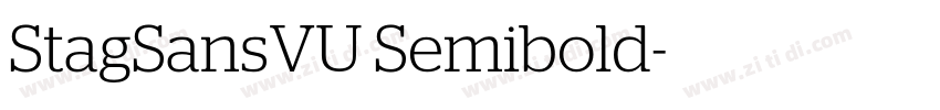StagSansVU Semibold字体转换 StagSansVU Semibold字体转换